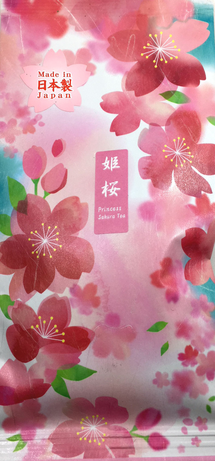Japanese TA-FU Brand Premium Hime Princess Sakura Cherry Blossom Green Tea