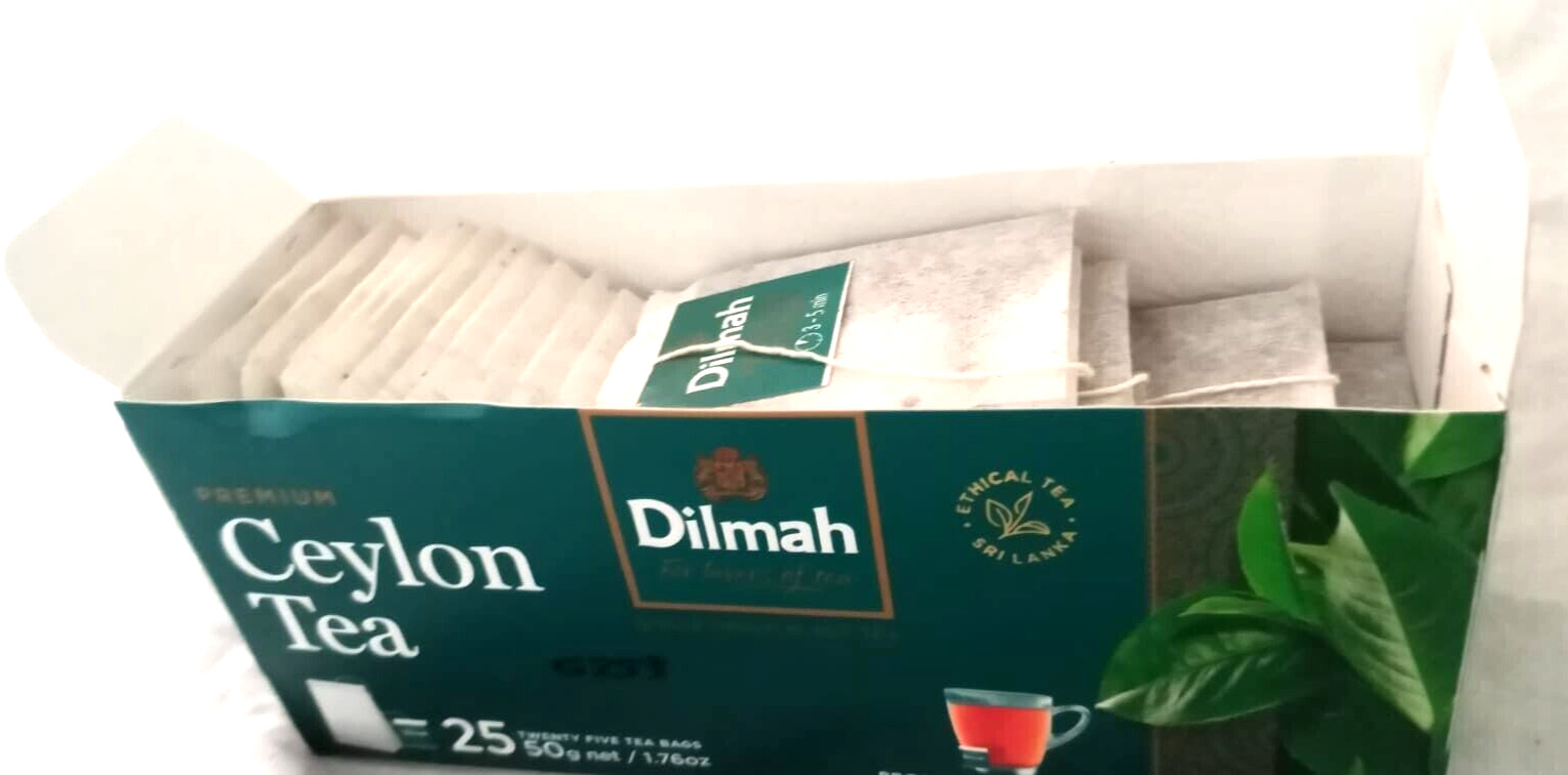 Dilmah Premium Ceylon Tea (25 Tea bags box)