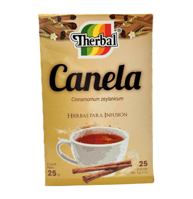 Therbal Te de Canela/ Cinnamon tea Infusion Herbs 25 bags