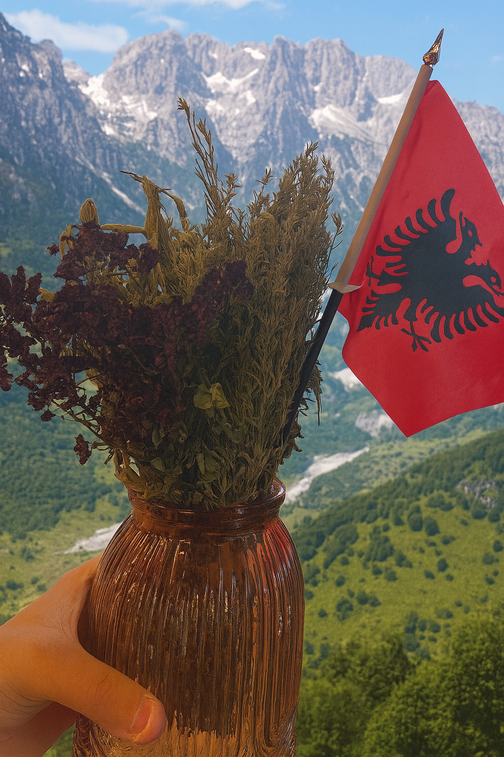Greetings from Albania – Wild Mountain Tea, Thyme & Oregano – Handpicked Herbal