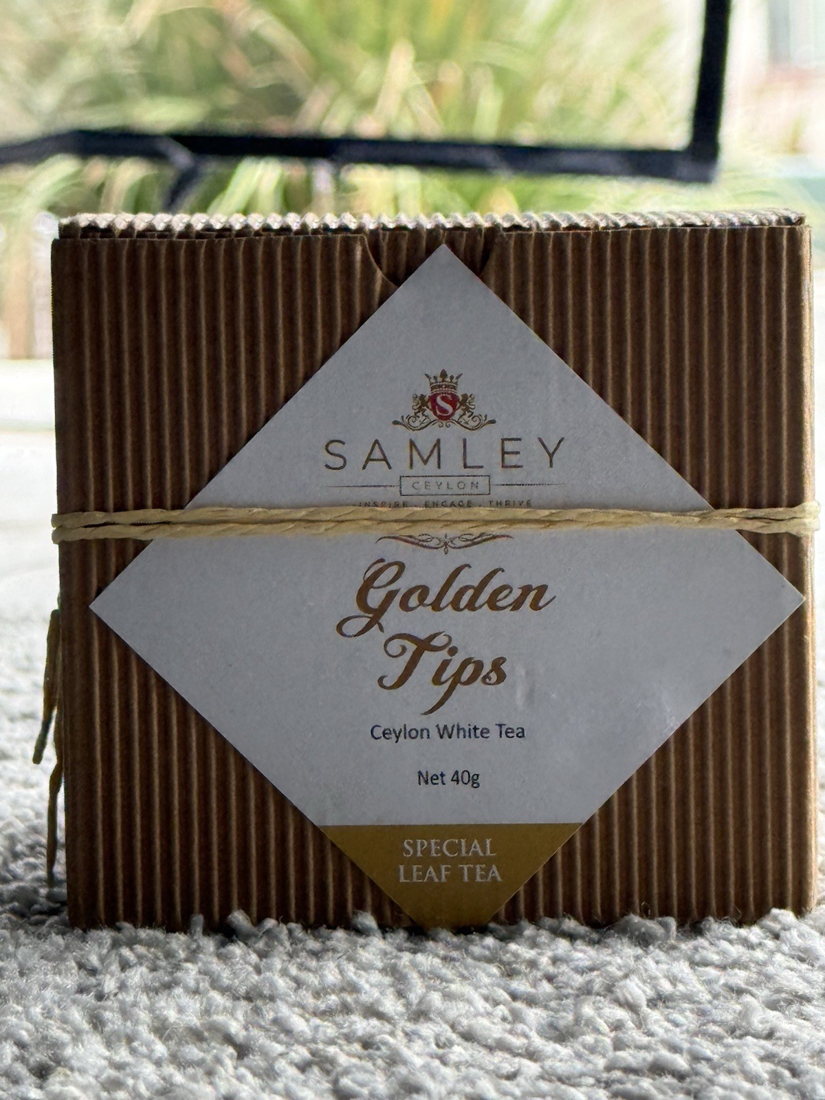 Samley Ceylon Golden Tips White Tea Loose Leaf Tea & Infusion Ceylon 40g