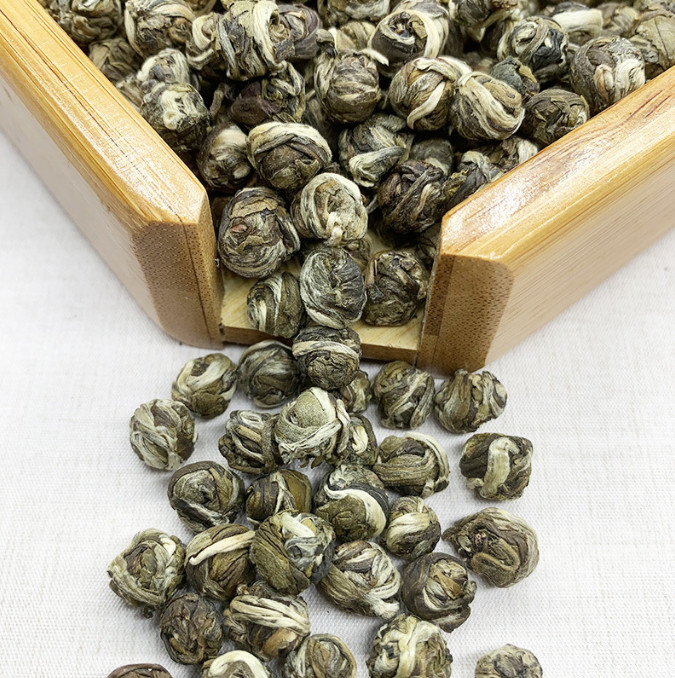 Organic Green Tea Leaf Pure Jasmine Tea Ball Dragon Loose 1Kg 2.2 LB