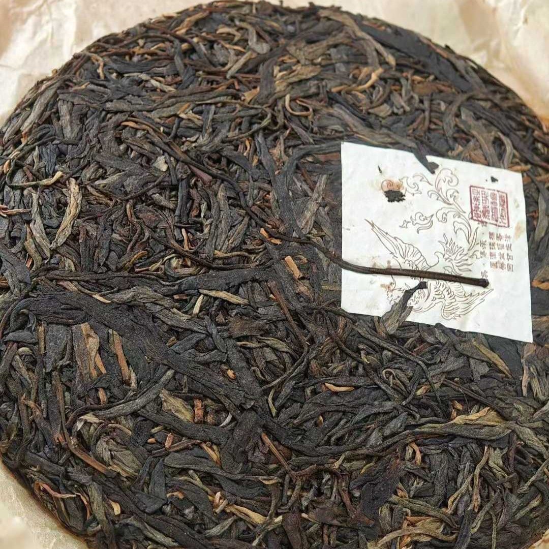 2009 Vintage Yiwu Manzhuan Ancient Tree Raw Puerh Tea Cake, Tongsheng Hao 357g