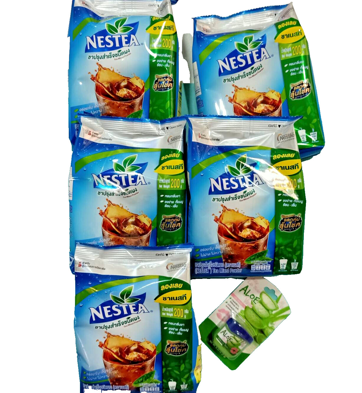 5X 200g Nestea Unsweetened Instant Tea Nestle Drink Mixed Tea Powder No Sugar