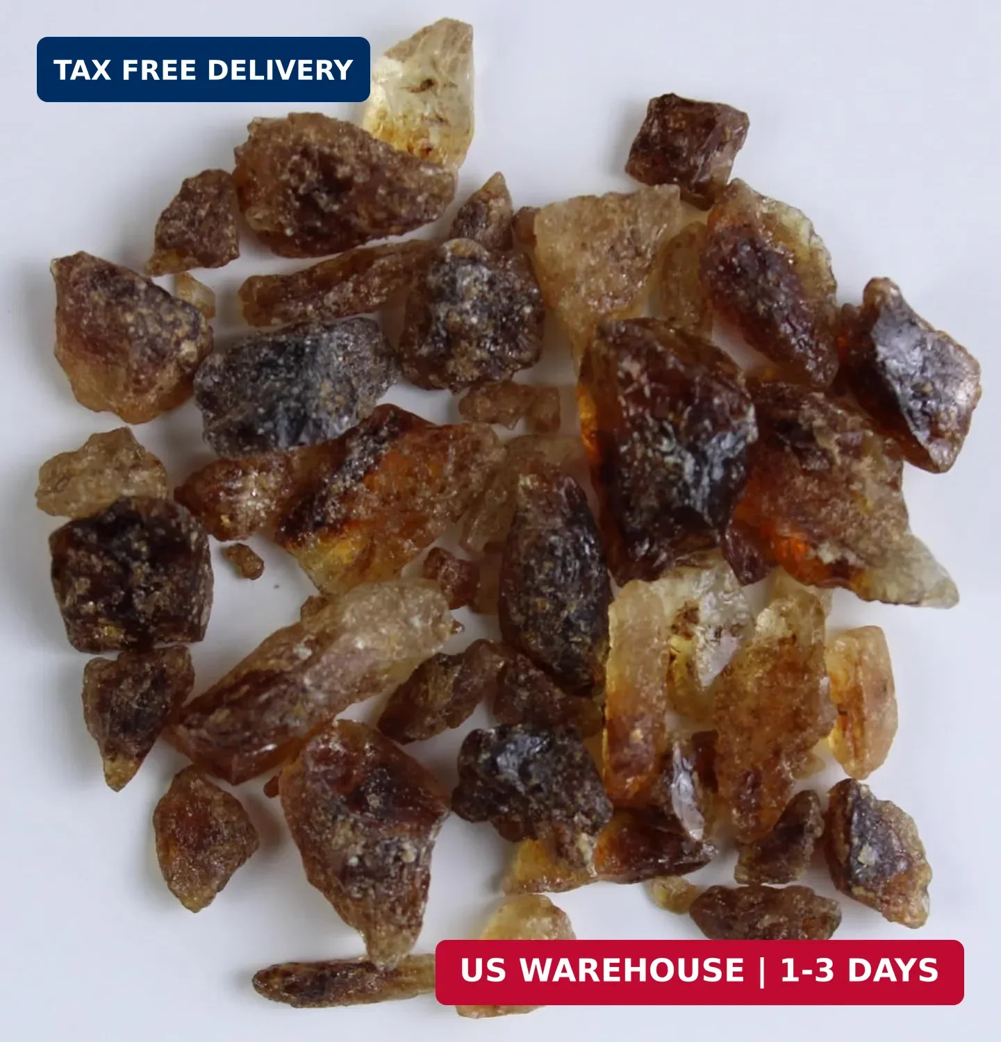 Tea Whisker 100% All Natural Belgian Amber Crystal Rock Beet Sugar 8oz Bag great