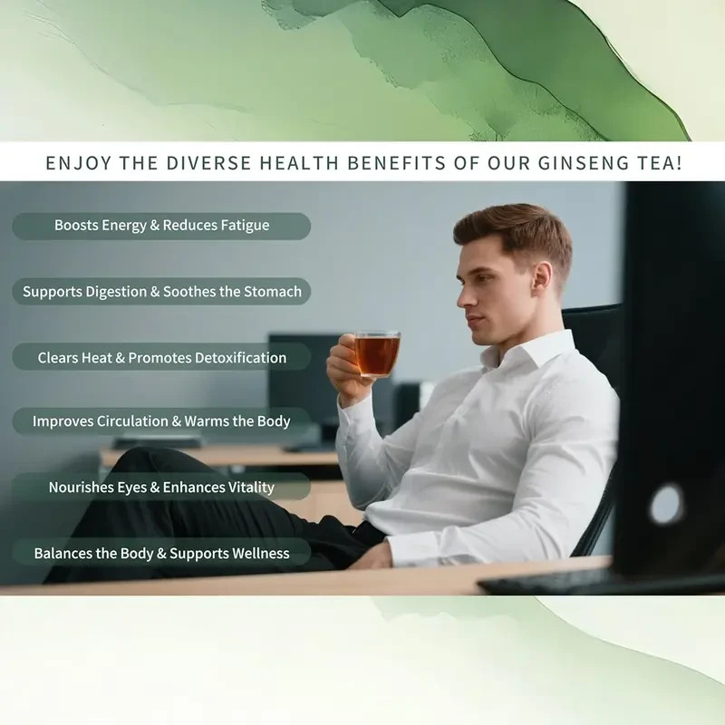 Men’s Premium Prostate Care Tea Day Drink rose tea bag Natural Chinese Formula