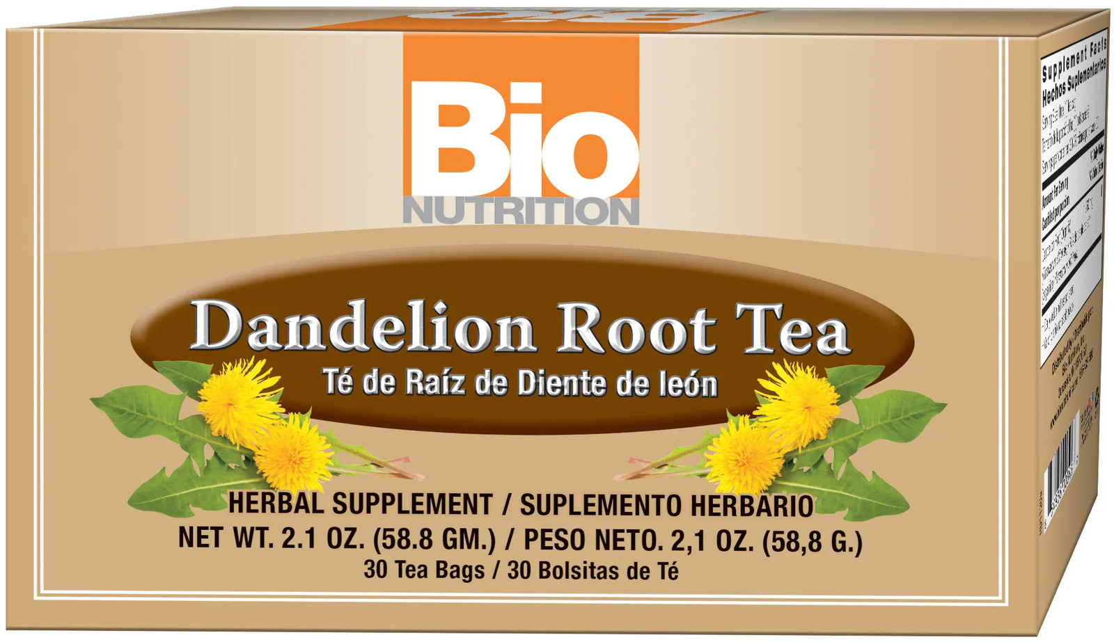 Bio Nutrition – Dandelion Root Tea 30 Tea Bags