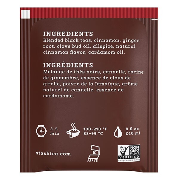 Stash Double Spice Chai Black Tea – 18 tea bags
