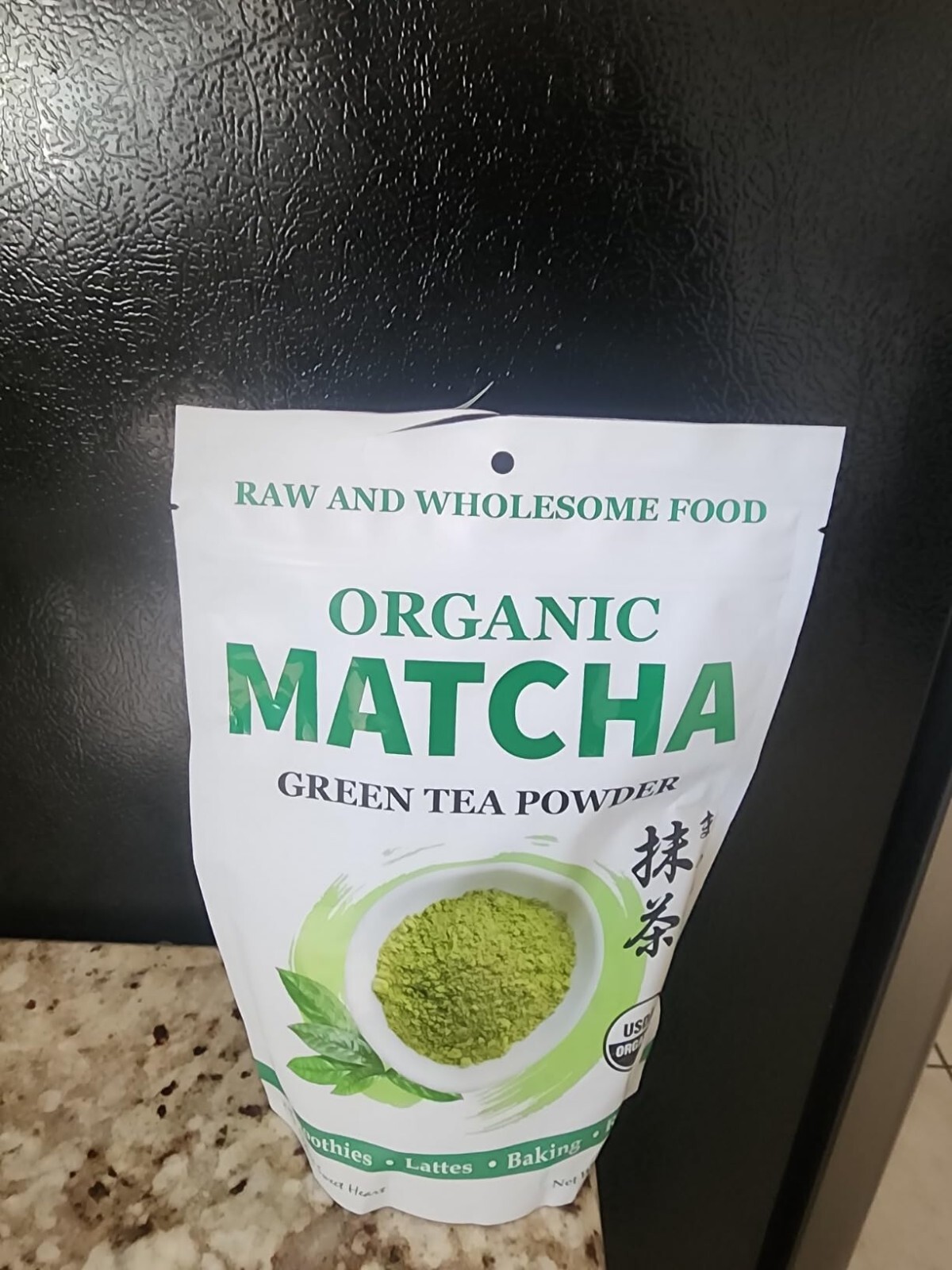 USDA Certified Organic Matcha Green Tea Powder, 1 LB Bag