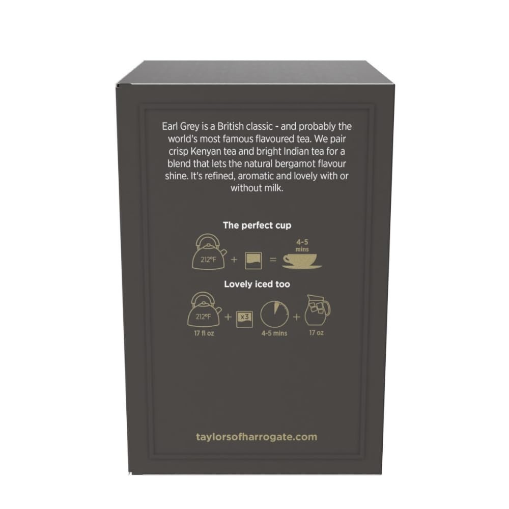 Fragrant Earl Grey Black Tea – 6 Packs of 50 Bags, Enjoy Anywhere, Anytime