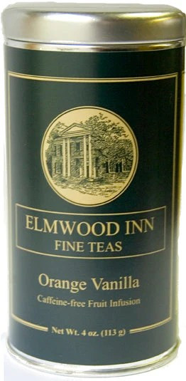 Elmwood Inn Fine Teas Orange Vanilla Caffeine-free Fruit Infusion 4oz Tin