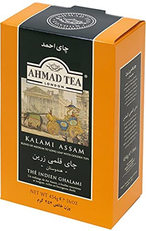 Ahmad Tea Black Tea, Kalami Assam Loose Leaf, 454g – Caffeinated & Sugar-Free