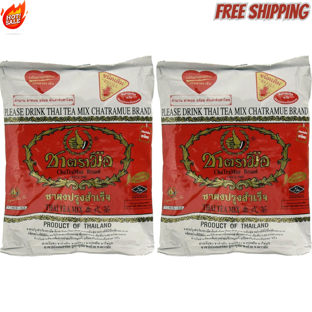 Number One The Original Thai Iced Tea Mix – Imported From Thai(2 Pack)