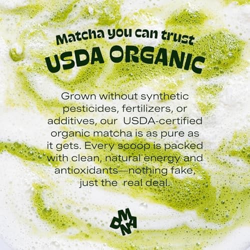 Organic Matcha Green Tea Powder – 8 oz Premium Quality for Energy Boost