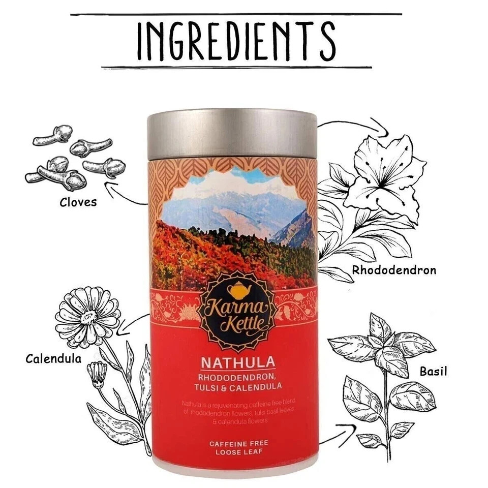 Karma Kettle Nathula Caffeine Free Tea 50G Free Shipping World Wide