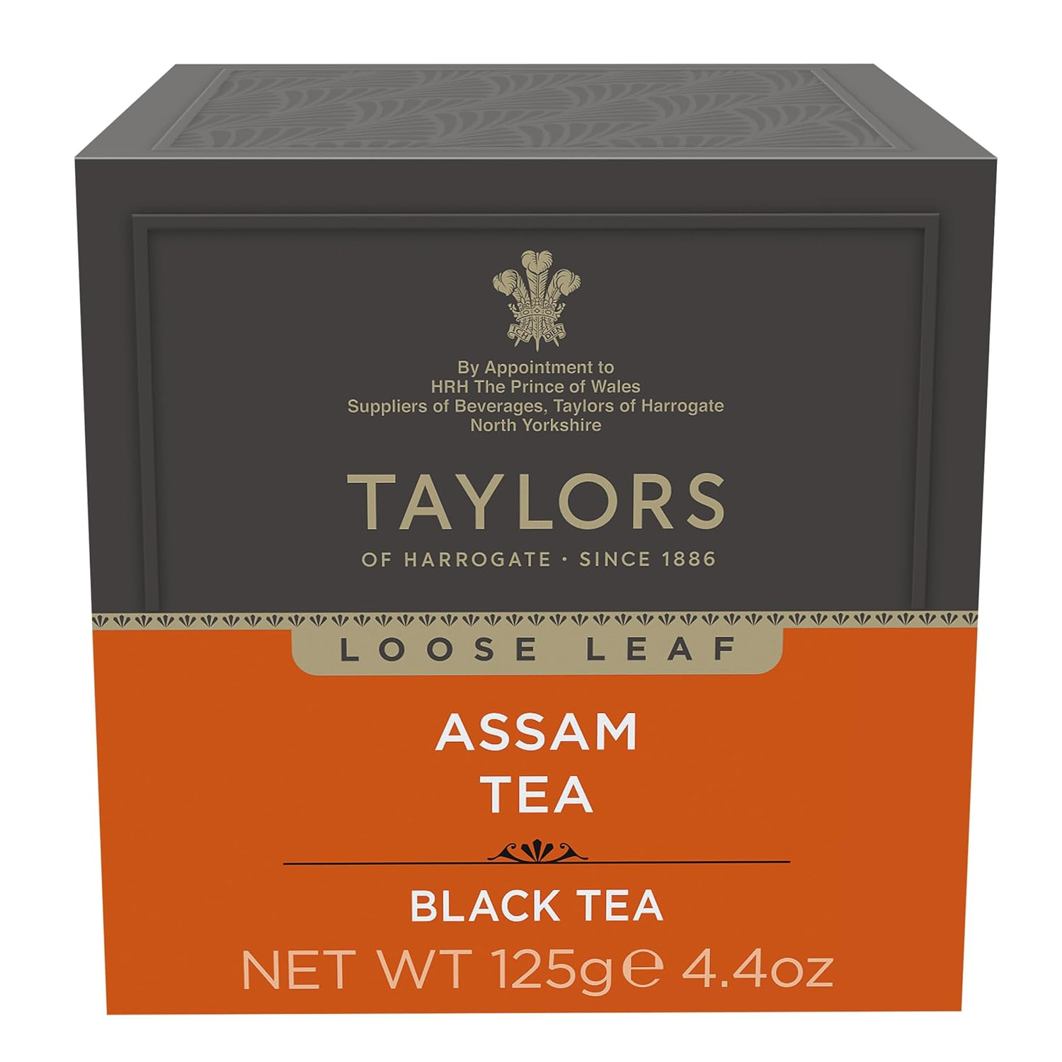 Pure Assam Black Tea, Loose Leaf, 4.41 Ounce Carton (Pack of 1), Full-bodied, Sa