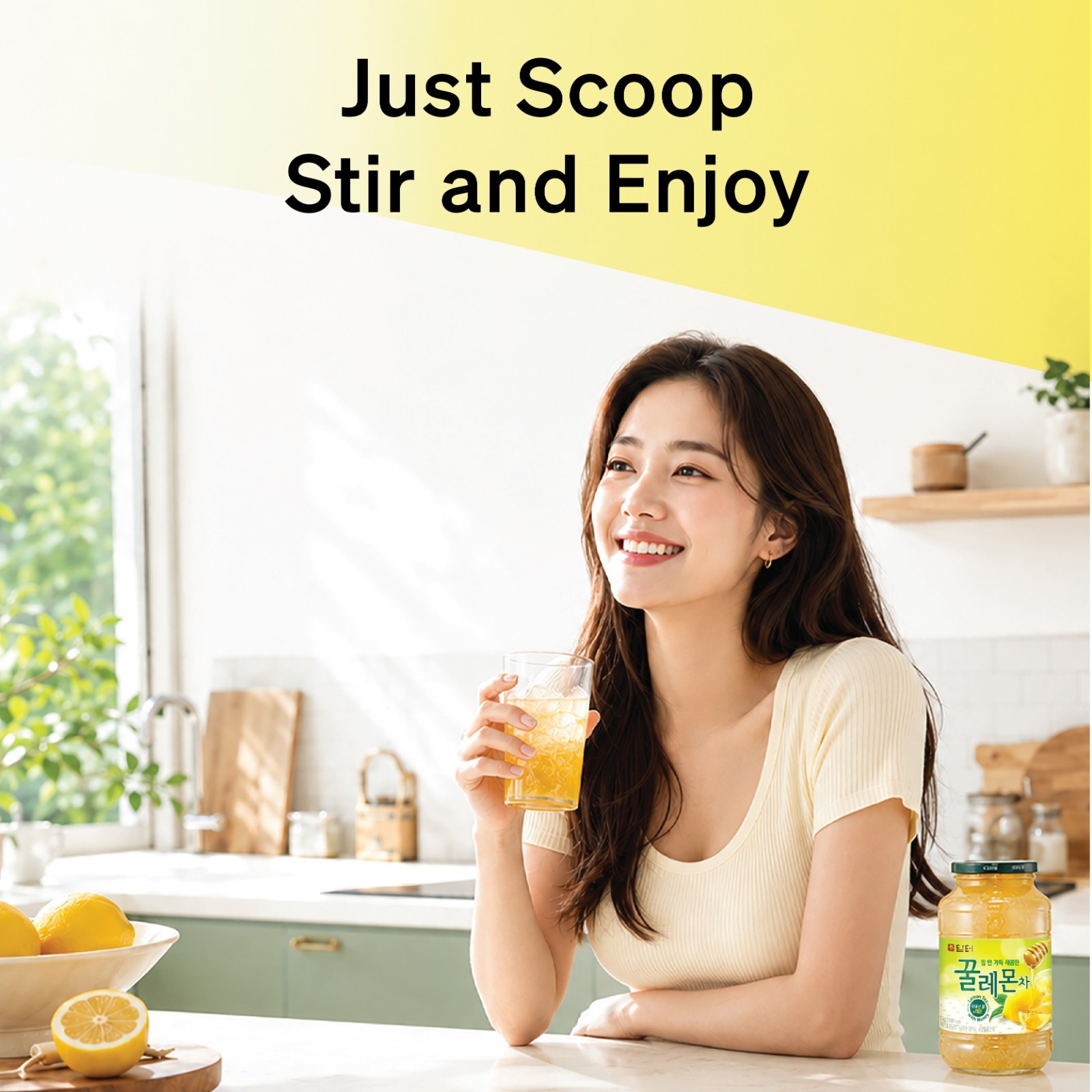 Damtuh Korean Honey Lemon Tea 1kg 꿀레몬차 레몬청