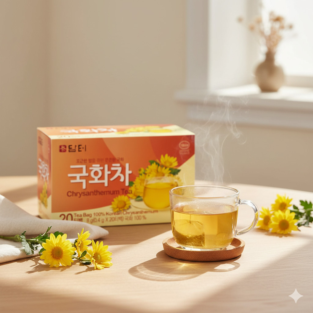 Damtuh Korean Chrysanthemum Tea 담터 국화차 – Soothing Korean Herbal Flower Tea