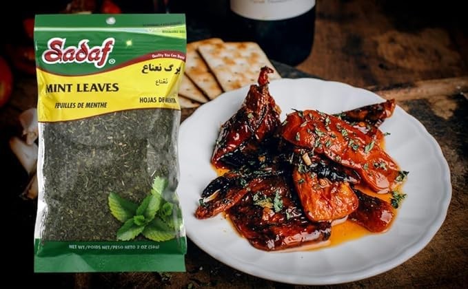 Dried Mint Leaves Cut and Sifted – Kosher, Halal – 2 Oz 3 Pack