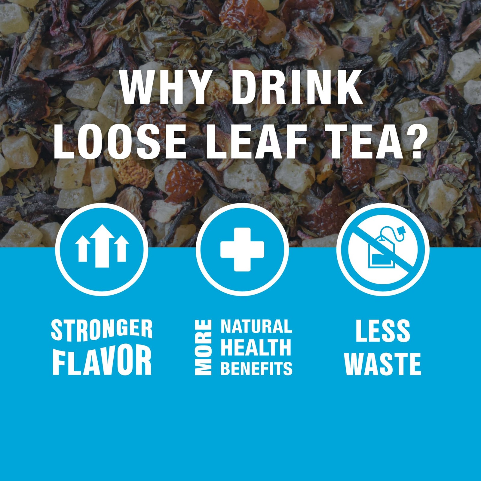 Premium Strawberry Lemon Herbal Tea Loose Leaf 200 Cups Bulk Pouch