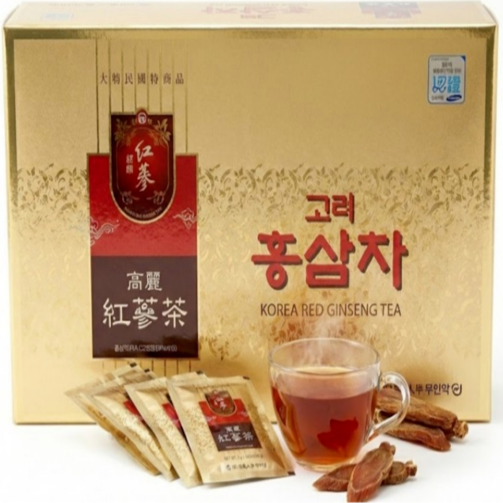 1+1 Korean Red Ginseng Tea 3g x 100bags+Korean Ginseng Tea 3g x 100bag