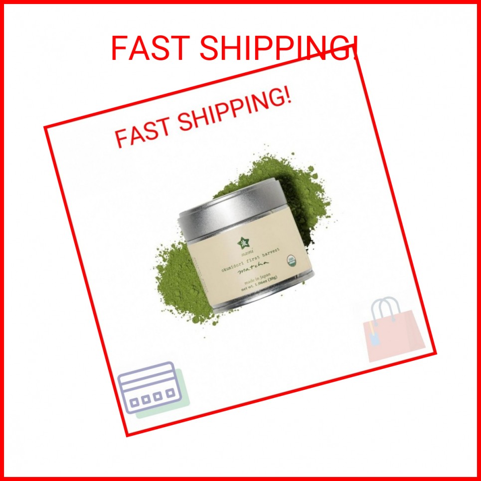 Nami Matcha | Okumidori First Harvest – 30g | USDA Organic, Smooth & Vibrant Gre