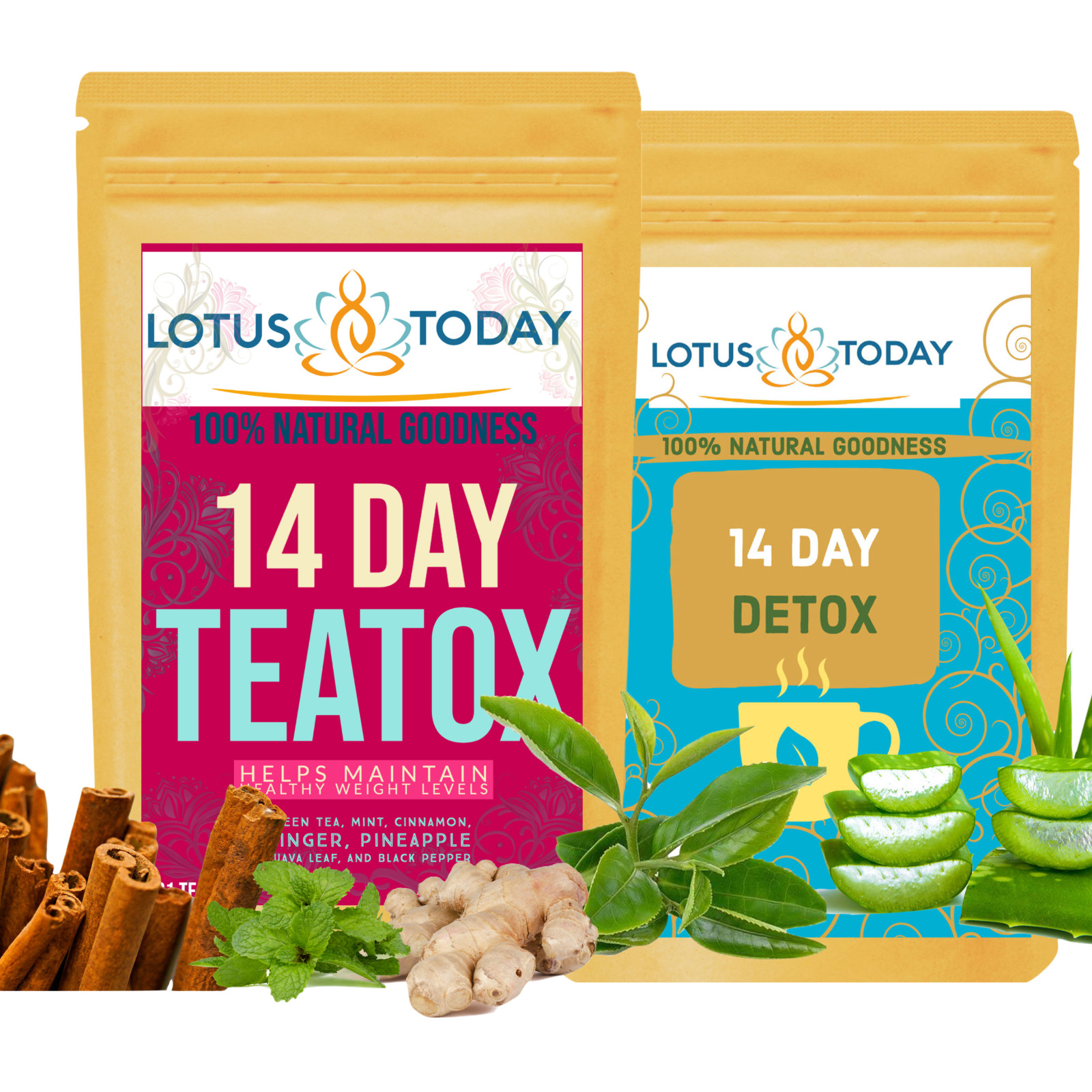Lotustoday All Natural Herbal Tea Choose from 40 + Varieties