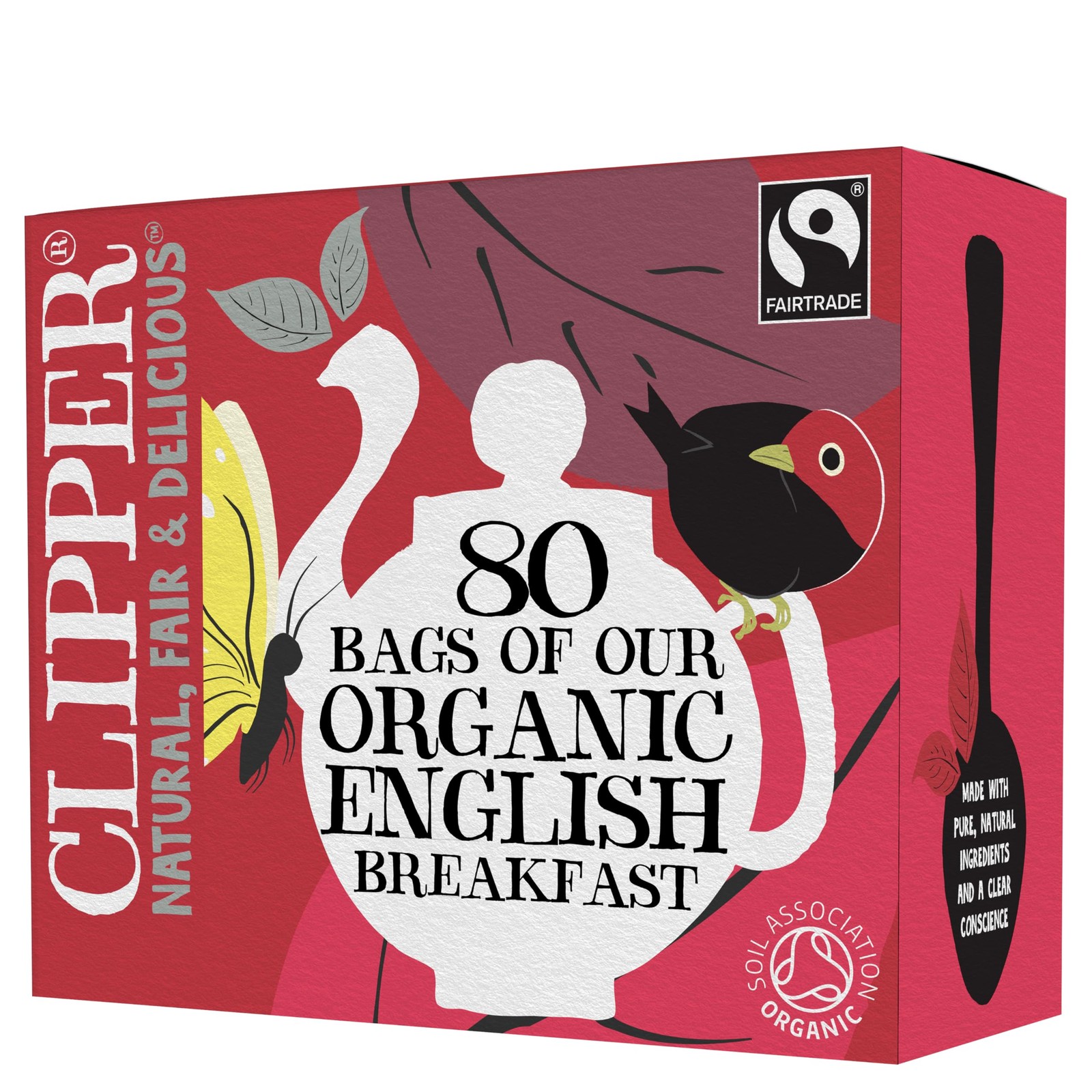 , English Breakfast Assam Blend, Fairtrade, Organic, Plant-Based, Caffeinated…