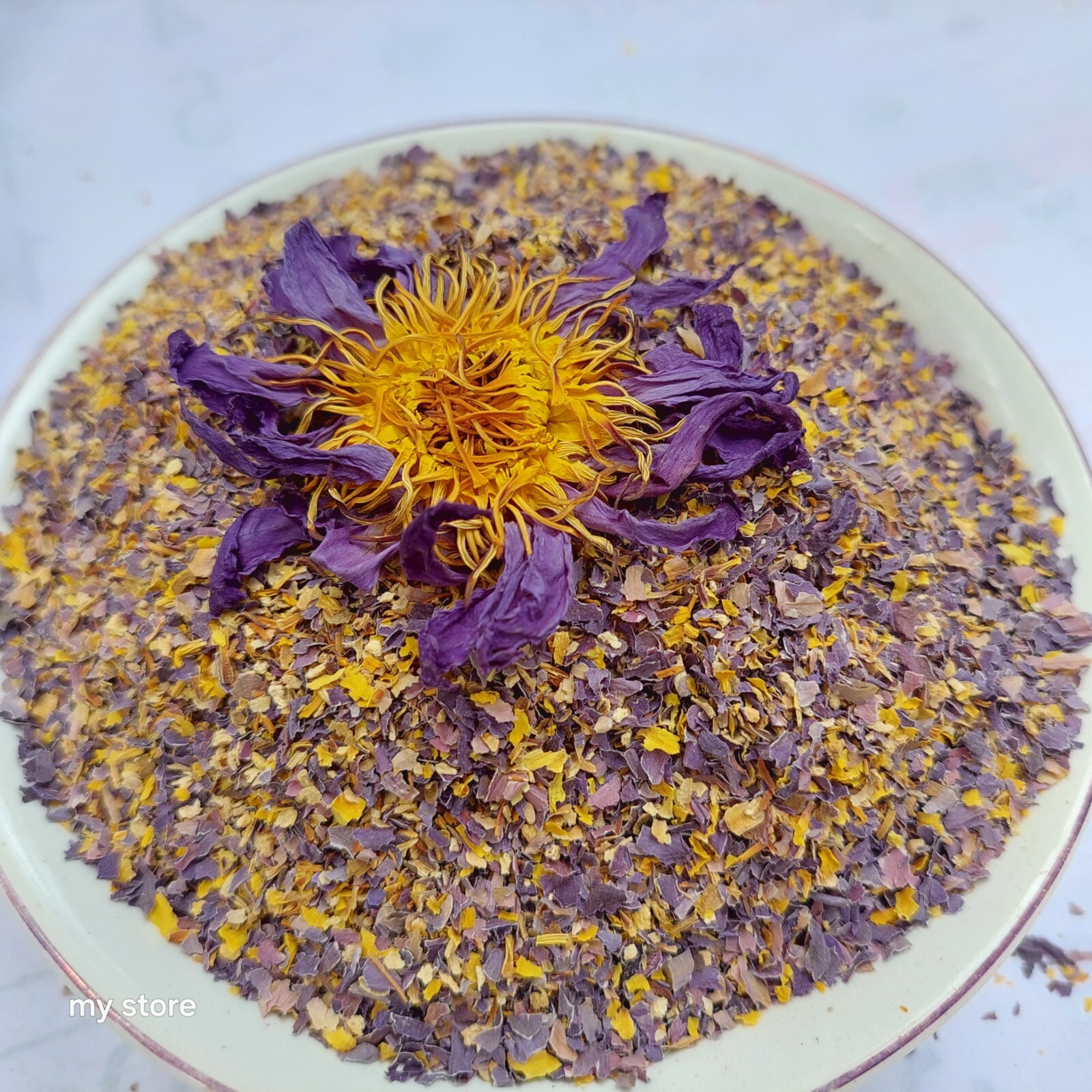 Blue Lotus (Nymphaea Caerulea) Flower Tea Cut 100% Organic Natural Herbal Tea