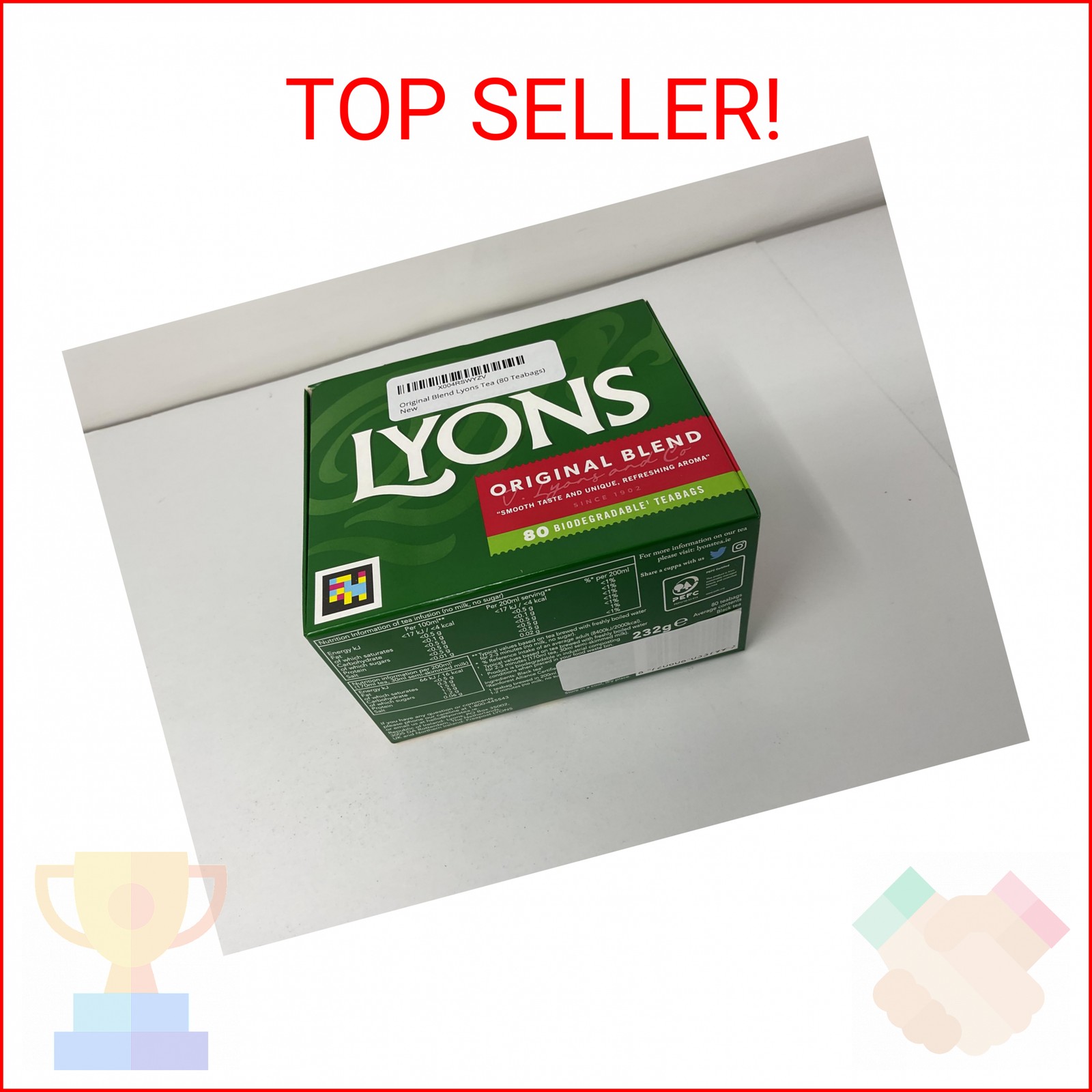 Original Blend Lyons Tea (80 Teabags)