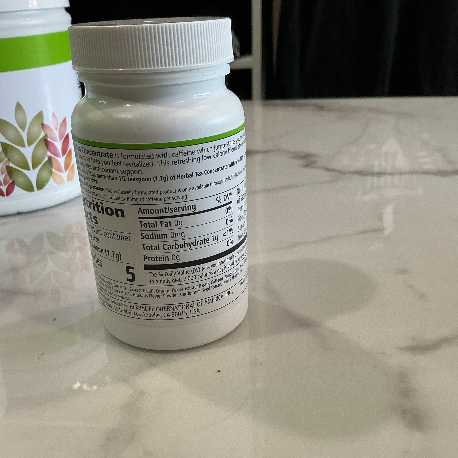 Herbalife Nutrition Herbal Tea Concentrate Lemon 1.8 oz (51g) 30 Servings