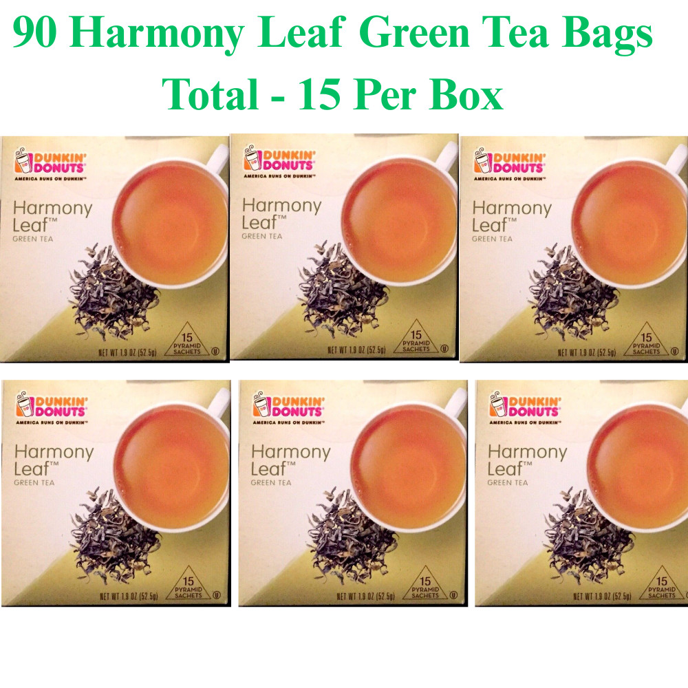 Dunkin Donuts Harmony Leaf Green Tea 90 Bags