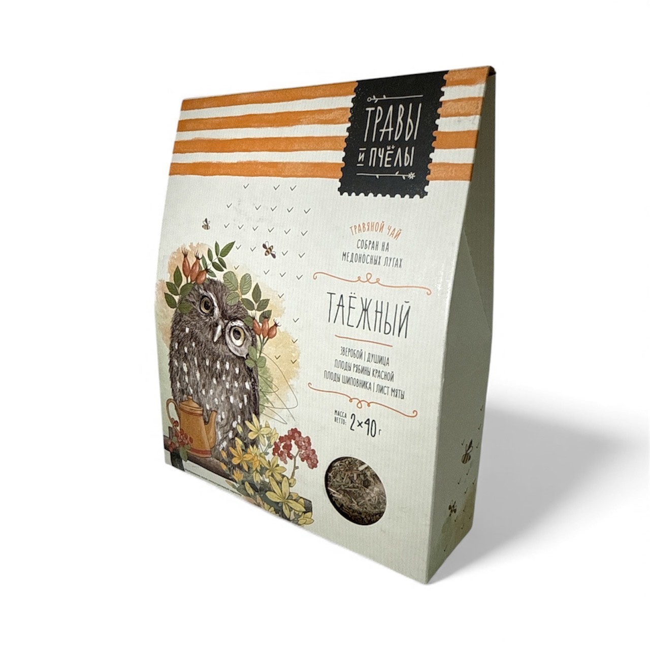 Taiga Herbal Tea 2x40g – St. John’s Wort, Oregano, Rowan Berries, Rosehip, Mint