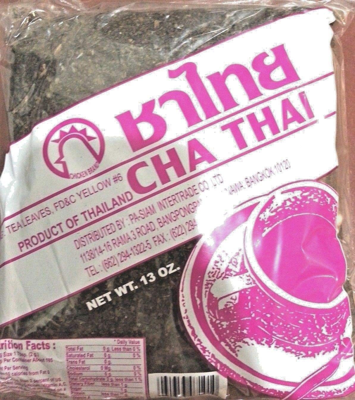 Thai Tea Cha (4-PACK) 13 Ounce (Pack of 4)