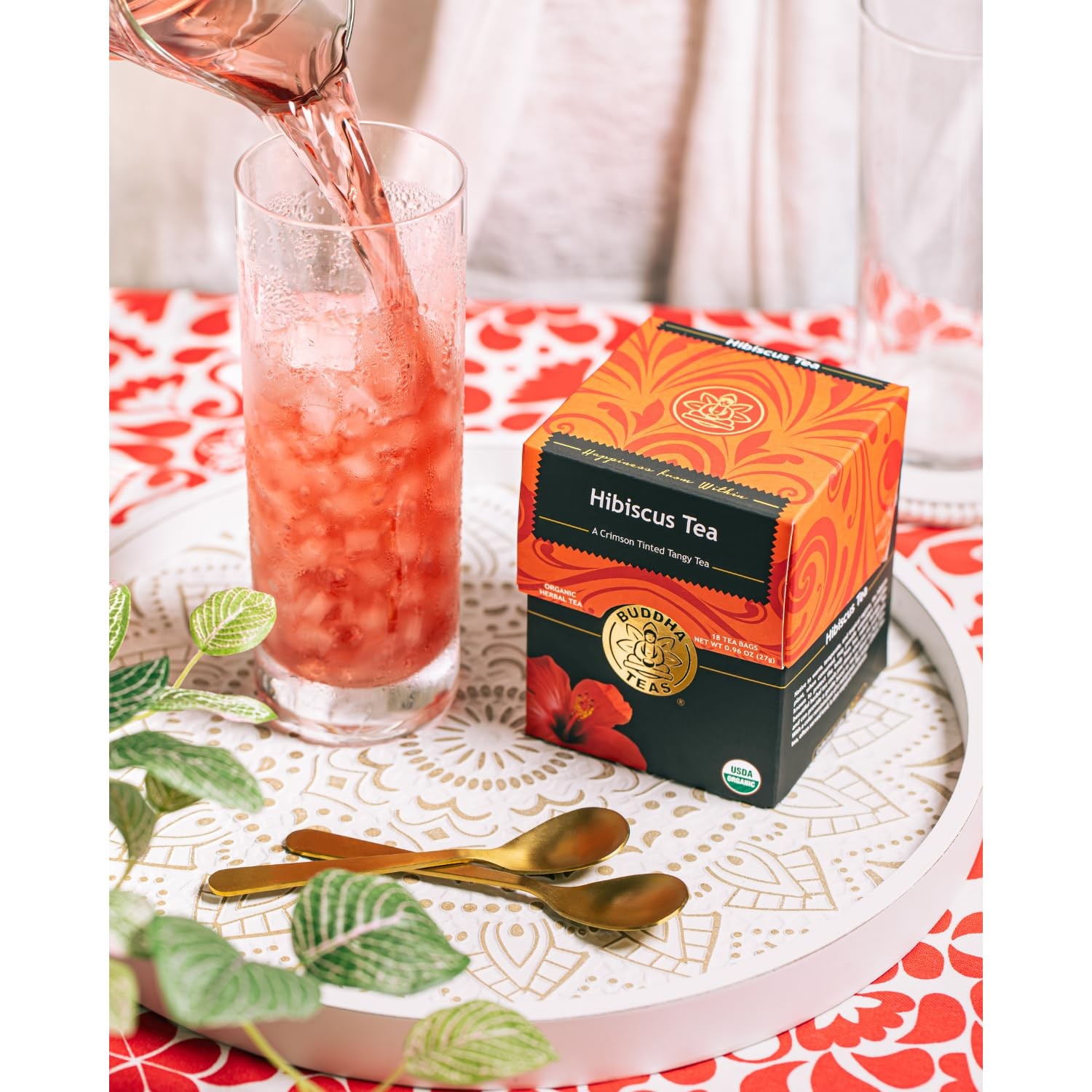 Buddha Teas – Hibiscus – Organic Herbal Tea – For Health & Wellbeing – With…