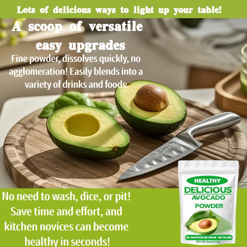 Nature Healthy Delicious Avocado Powder Perfect for Vegan Diets & Healthy Living