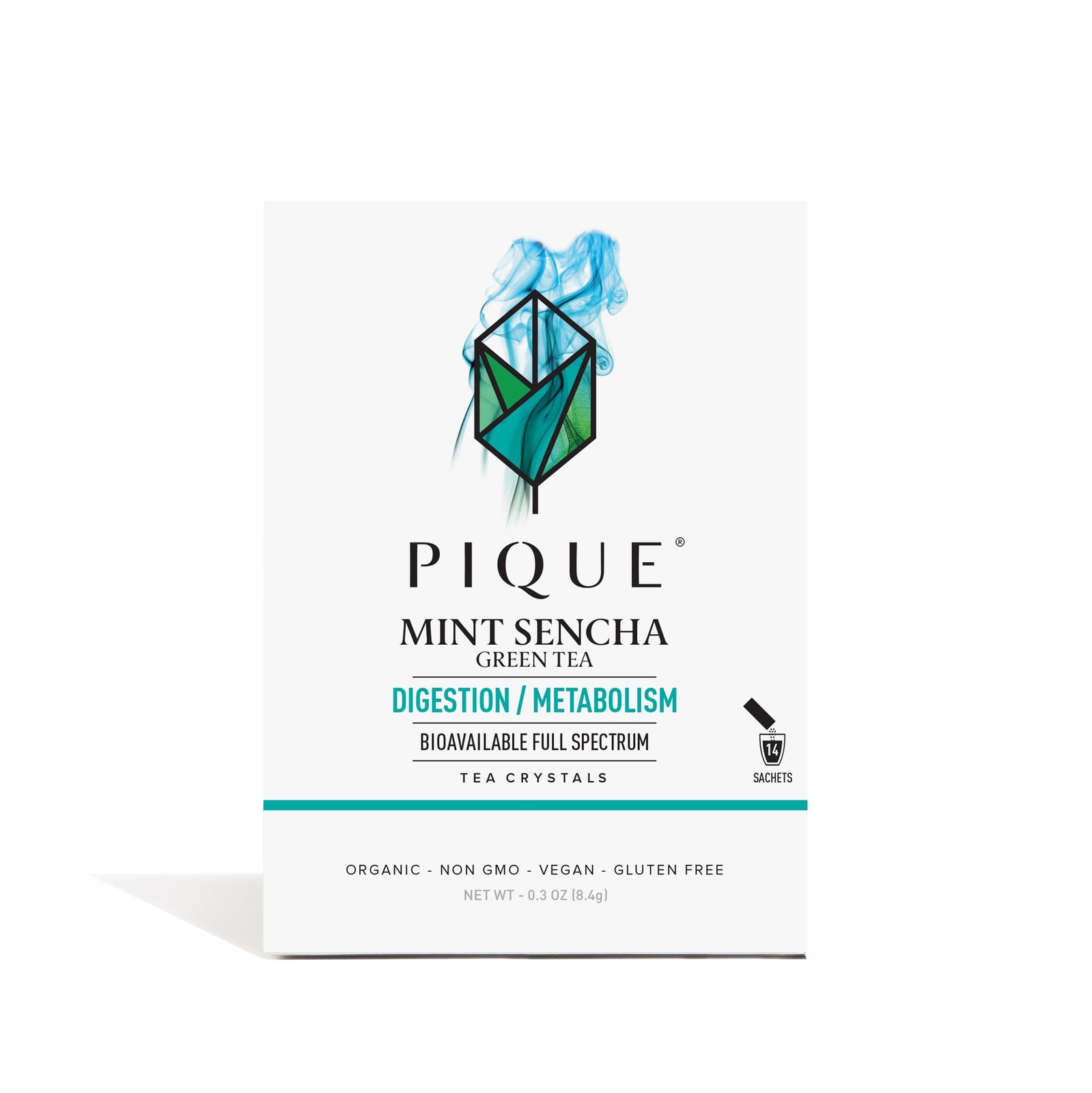Pique Organic Mint Green Tea Crystals – Support Healthy Digestion, Immunity and
