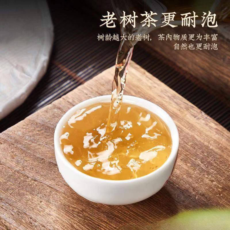 200g Yunnan Menghai Gongmei 2023 Old White Tea Mellow Aroma White Tea Cake