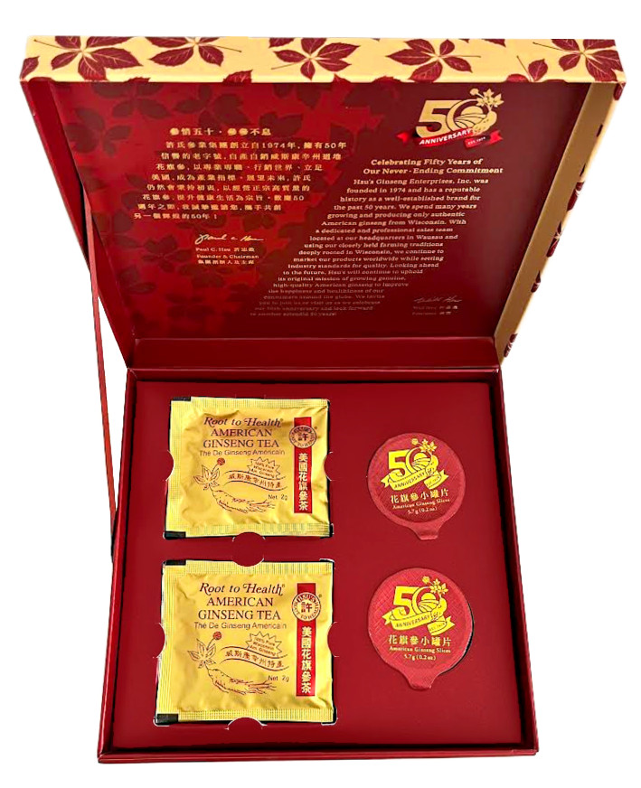 許氏花旗蔘茶 Hsu’s 50 Anniversary American Gingseng Tea Bag Limited Edition Gift Set