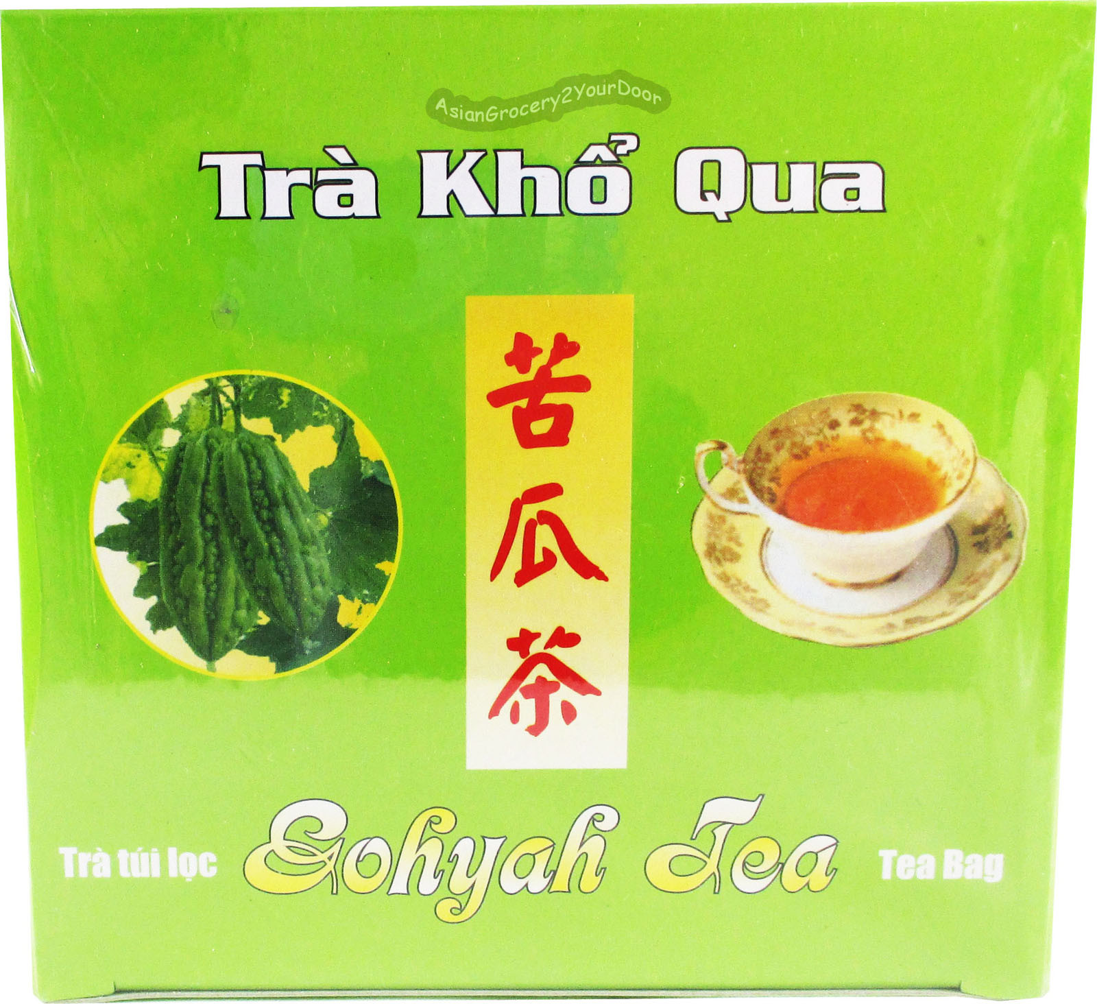 Sword Fish Brand Gohyah Tea Bitter Melon Tra Kho Qua 100g