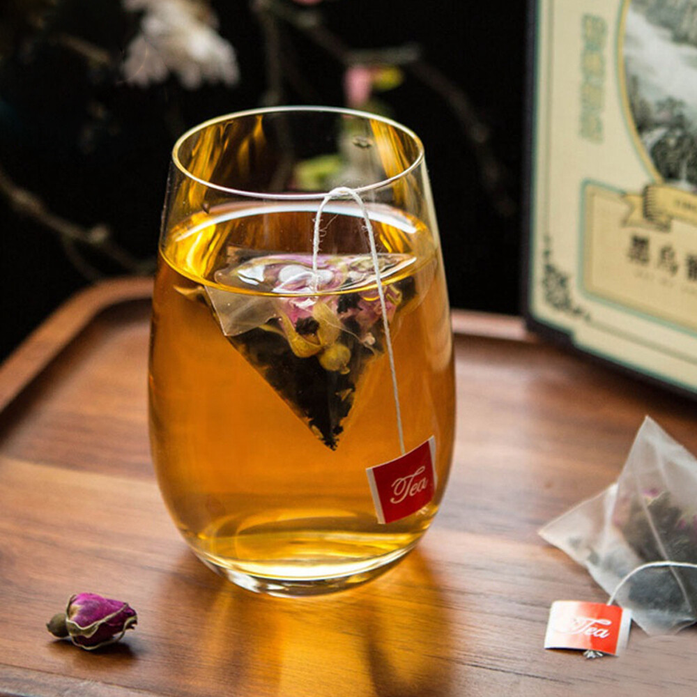 120g Rose Black Tea Blended Pyramid Packing Organic Tea
