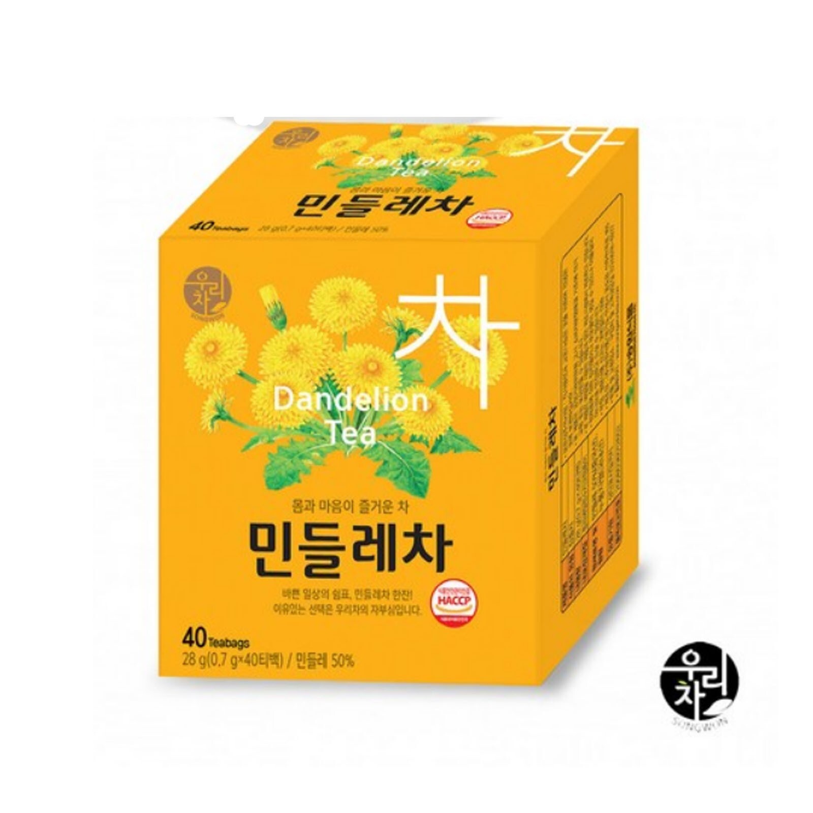 Korean Songwon Dandelion Tea 40 Tea bag Free Shipping wt Tracking