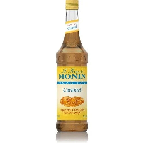 Monin Sugar Free Caramel Syrup (750mL), H-Caramel-sf