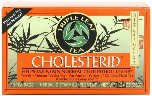 Cholesterol Support Herbal Tea – 20 Tea Bags, Pack of 6, Heart Health Boost