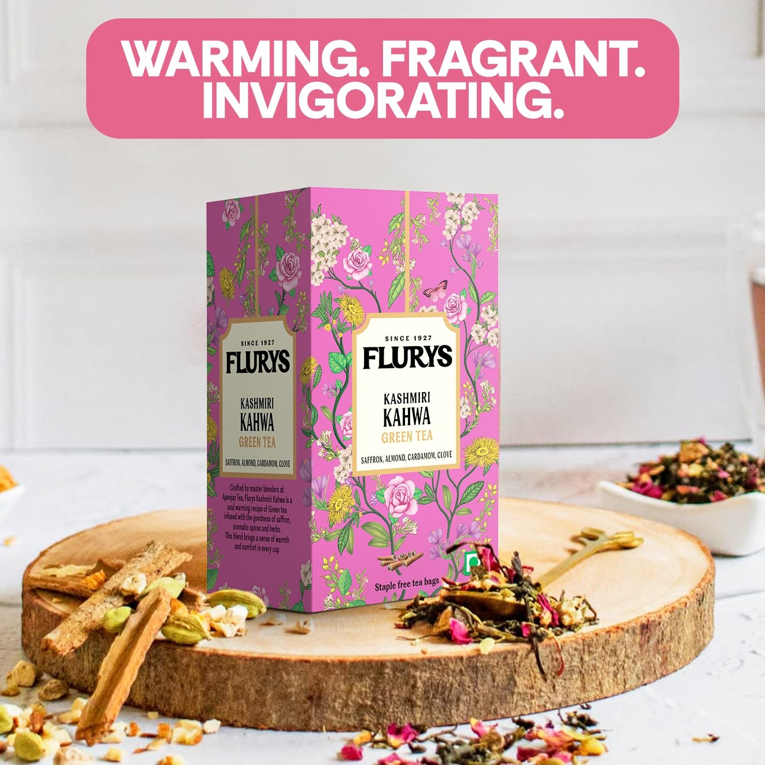 Flurys Kashmiri Kahwa 20 Tea Bags 36 Grams