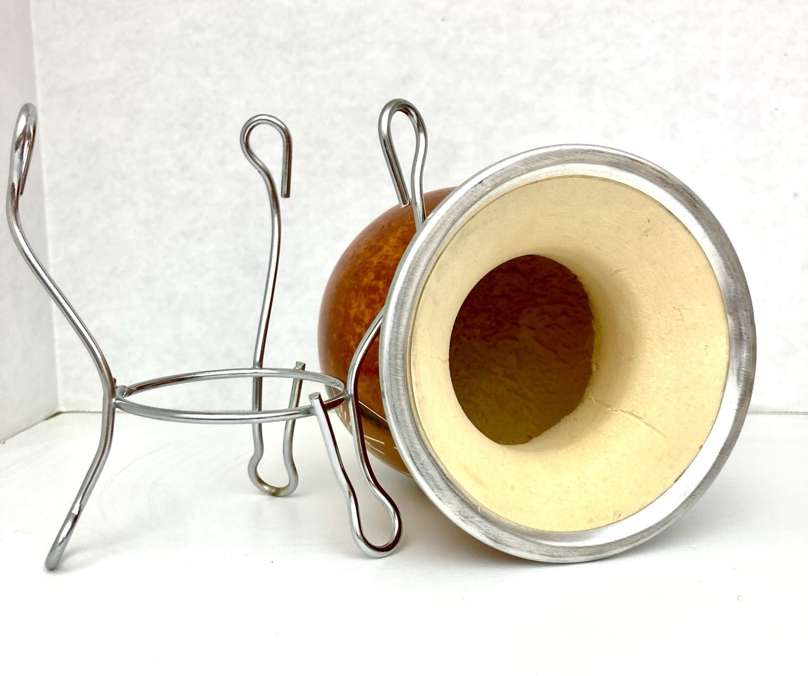 New Yerba Mate Drinking Gourd with Stand