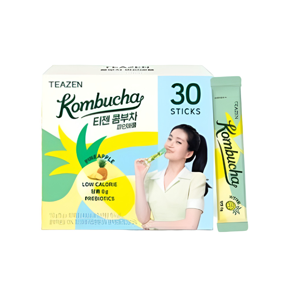 Teazen Kombucha Powder Probiotics 6 Flavors 30 Sticks Korean Healthy Drink