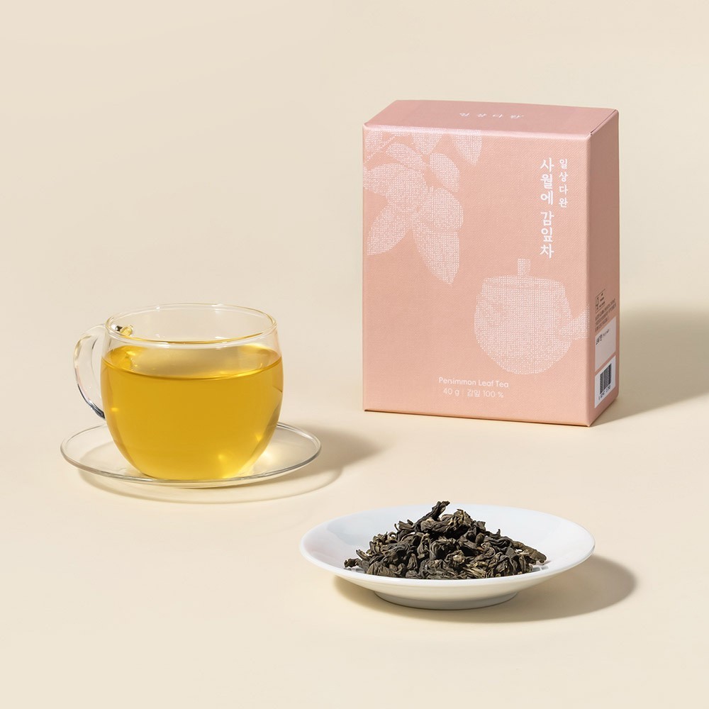 Ssanggye Korean Persimmon Leaf Tea April Harvest Premium Loose Leaf 40g