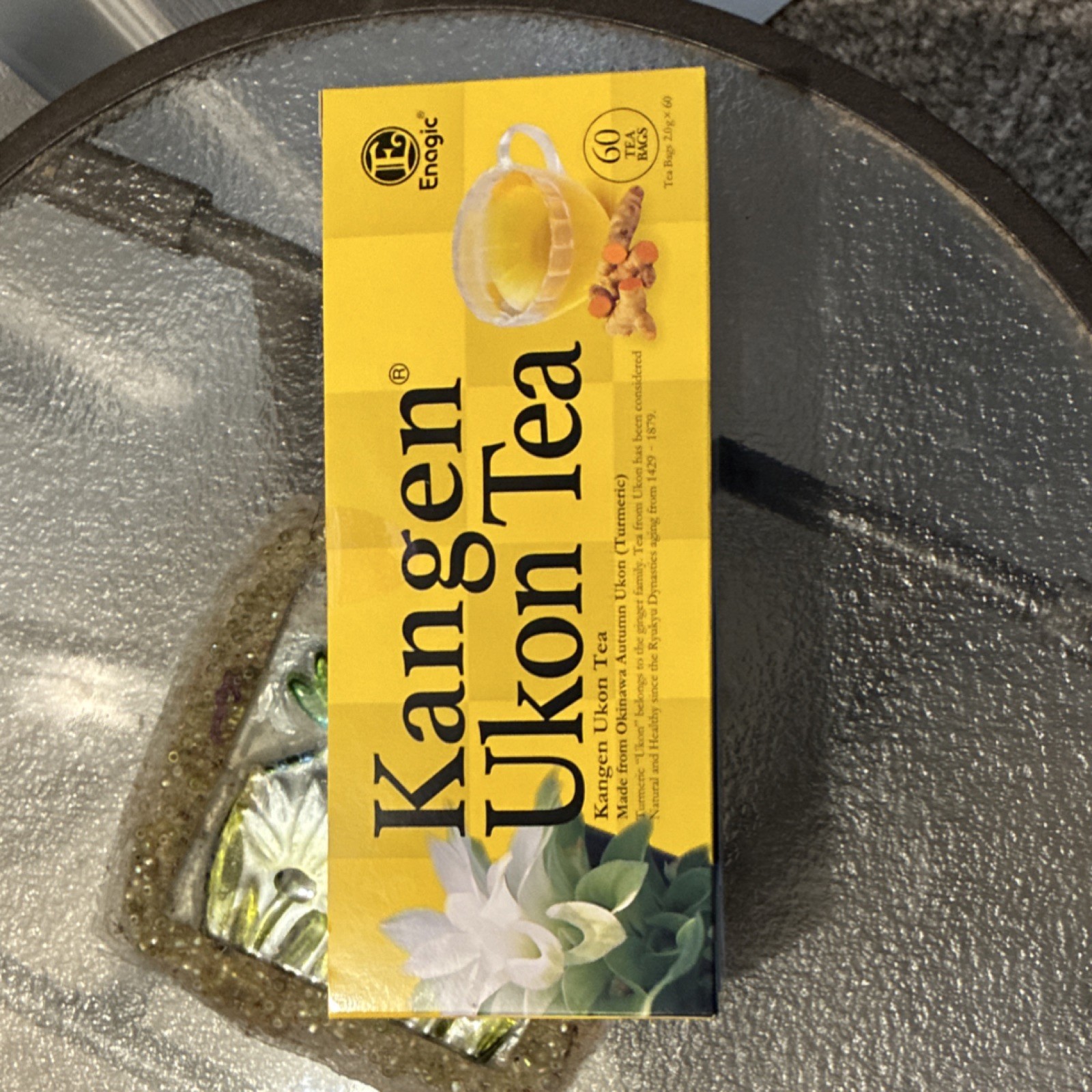 Enagic Kangen Ukon Tea Turmeric Herbal Japanese Tea 60 Bags