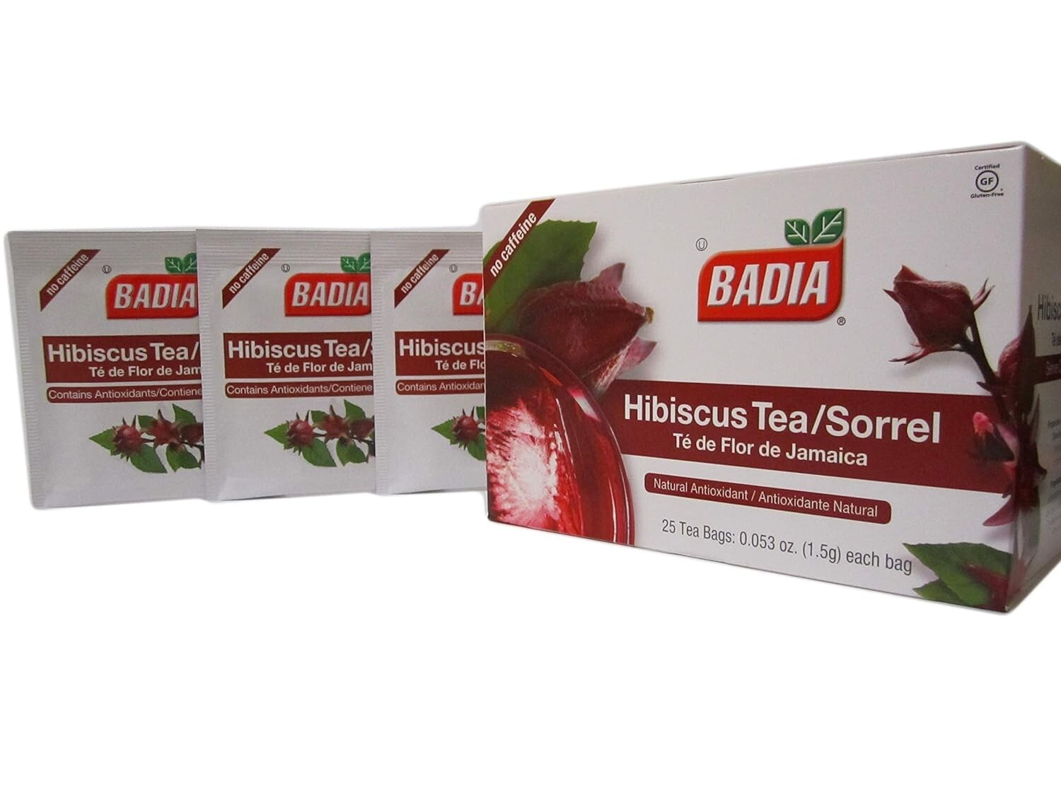 50 Bags Badia Hibiscus Tea/Sorrel/Te de Flor/Jamaica/Antioxidante/Antioxidant